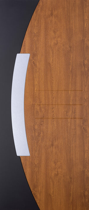 DEG6183 FOREVER GOLDEN OAK INSERTI BLACK ULTI MAT E SILVER BRUSH EFFECT