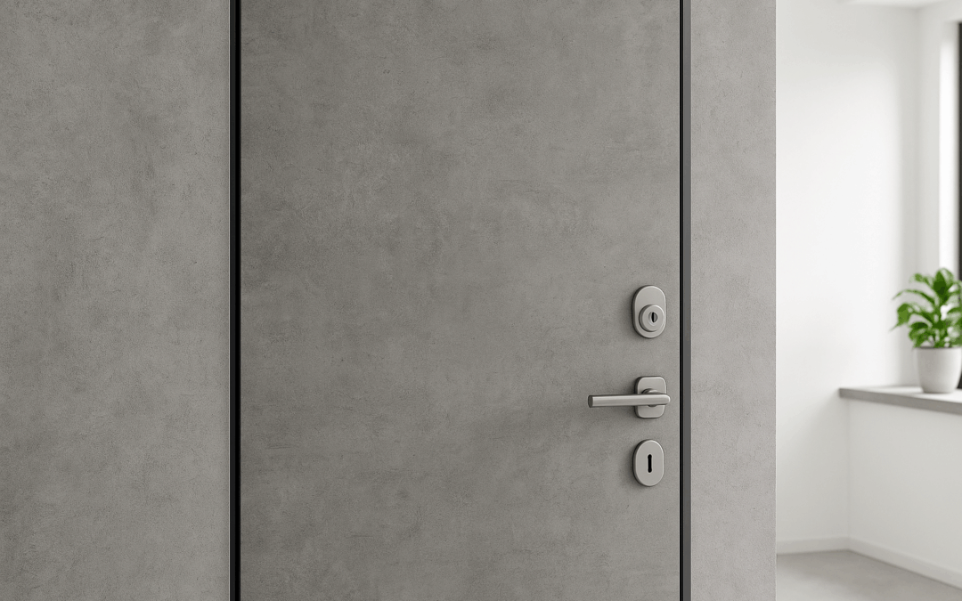 Blog Pannelli rivestimento porte blindate effetto cemento per interni moderni